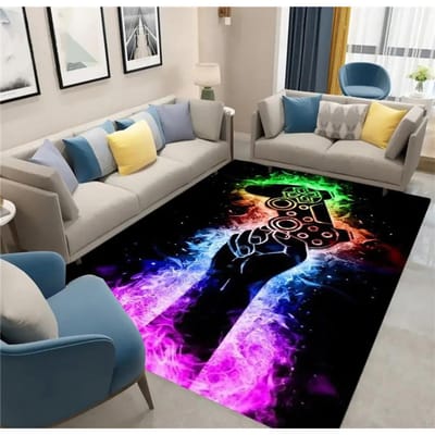 Gaming-tapijt voor jongenskamer Gamer-tapijt met controller-ontwerp Tapijt voor gamekamer Slaapkamerdecoratie Antislip-machinewasbare mat 50X80cm