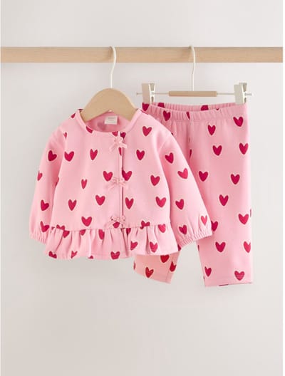 Next - Meisjes - Top & Leggings 2 -delige Set - Roze