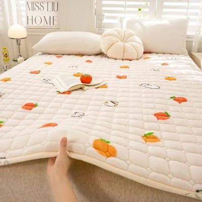 100% Waterdichte Matrassen Ultradun Opvouwbaar Katoenen Bedmat Opvouwbare Tatami Slaapkamer Hotel voor Eenpersoons Tweepersoons Multi Queen King Size 100x200cm