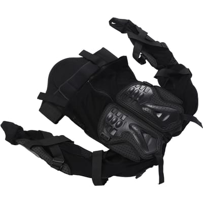Motor Beschermend Jack Volledige Lichaamsbescherming Rug Schouders Borst Beschermingsuitrusting voor ATV Off Road black