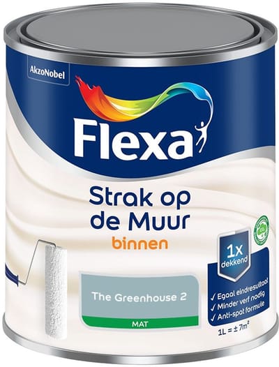Flexa - Strak Op De Muur Binnen Mat - The Greenhouse 2 - Mengverf - 1 L