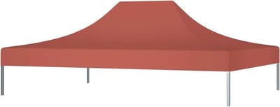 Tentdak Vervanging - Partytent Dak - Buiten Bescherming - UV Waterbestendig - 400x300cm - Terracotta