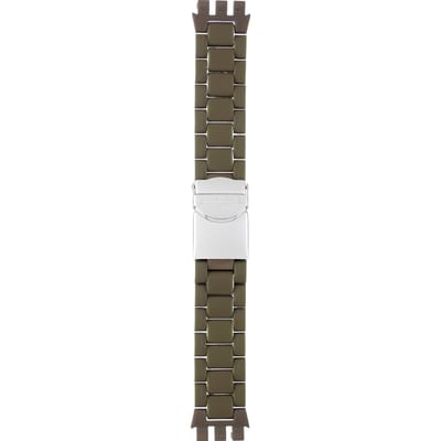 Swatch Mixed Materials - XLite Chrono - YY AYYS4022AG YYS4022AG Green Attack Horlogeband