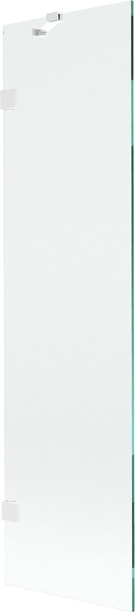 Mexen Lunar douchewand 1-delig 50 x 150 , transparant, wit - 897-050-000-20-00