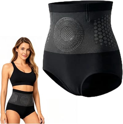 Dames shapewear - 1 paar high-waisted sportshorts - Vetverbrandende en figuurcorrigerende shorts - Heupliftende shorts - Naadloze high-waisted figuurcorrigerende shorts - Effectieve buikcorrectie - zwart - Maat S