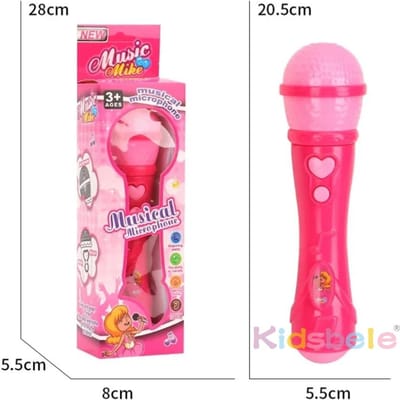 Kinderspeelgoed Microfoon Muzikale Stemuitvoer Kindercadeau Karaoke Muziekinstrumenten Speelgoed Kinderen Microfoon Voor Kinderen Peuter roze