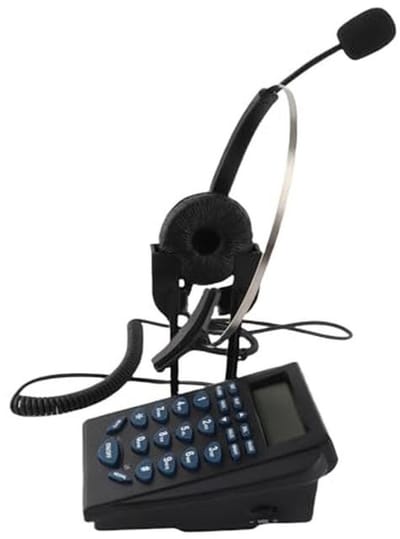 Telefoon met Headset voor Call Center | Geluid Dempend & Eenvoudig te Gebruik