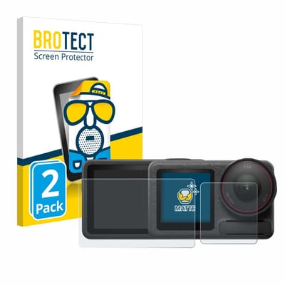 BROTECT - Screenprotector voor DJI Osmo Action 5 Pro - Folie Beschermfolie matte 2 Stuks