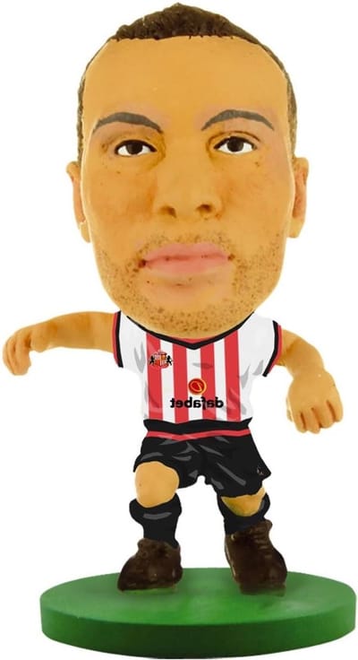 Voetbal Minifiguur - Soccer Collectible - Voetbal Fan Cadeau - Officieel Gelicentieerd - 5.1 cm - Zwart