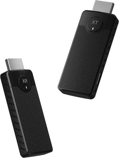 Draadloze HDMI Zender - Video Audio Streamer - Beeld Delen - Stabiele Verbinding - 30 Meter Bereik - Zwart