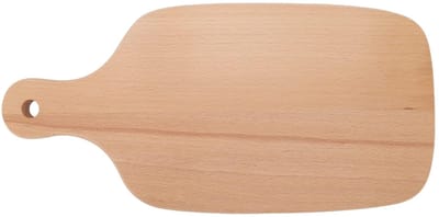 Houten Snijplank - Hakblok Serveerplank - Keukenvoorbereiding Snijden - Massief Beukenhout - 39x19x3 cm - Natuurlijk Hout
