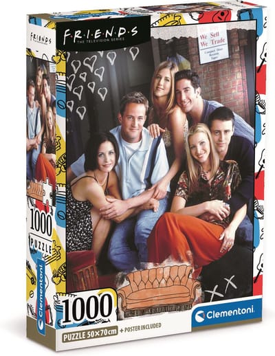 Clementoni - Puzzel - 1000 Stukjes - Friends Thema - Puzzel Voor Volwassenen
