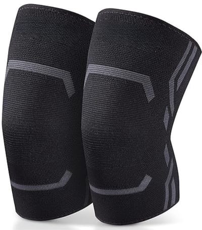 Knee Band - Kniebandage - 2-Pack voor Mannen en Vrouwen - Kniebandage voor Hardlopen en Sport - L
