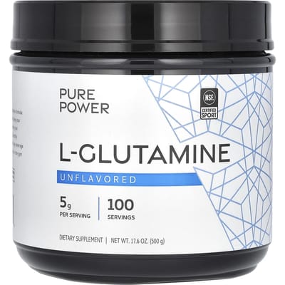 Dr. Mercola, Pure Power, l-Glutamine, Zonder smaak, 17,6 oz (500 gr)