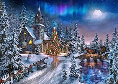Kerstkaarten Set van 15 met Luxe Enveloppen