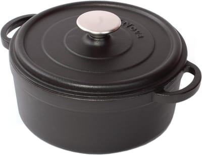 Cuisinova Braadpan - Gietijzer - 2,5 liter - 20 cm - Zwart