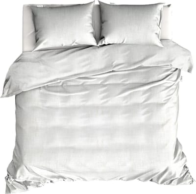 Linolux Dekbedovertrek Linen White 2 persoons