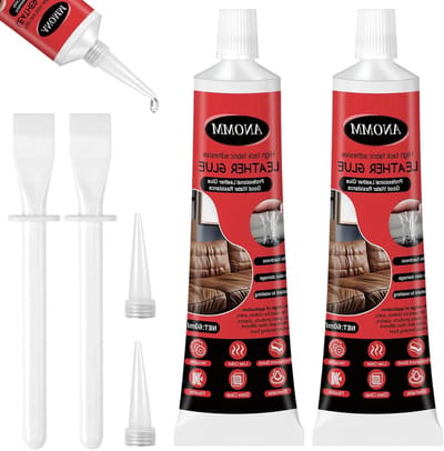 Extra sterke transparante reparatietape voor leren meubels, jassen en handtassen - 2 stuks (60ml*2)