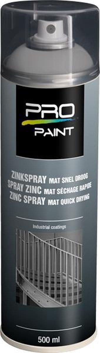 Pro-Paint Zinkspray mat (snel droog) 500ml