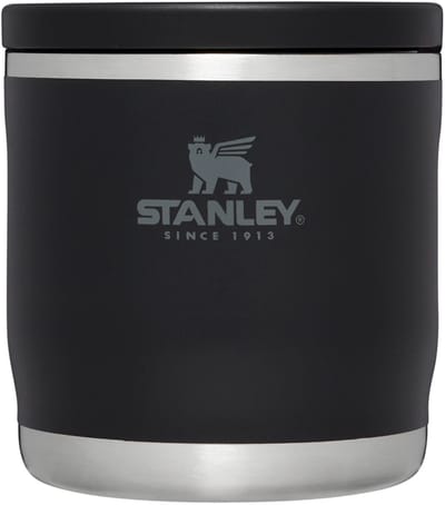 Stanley Adventure To-Go Thermos Lunchbox 350 ml - 4 Uur Warm - 4 Uur Koud - Lekvrije Voedselcontainer - Eenvoudig Vullen en Reinigen - BPA-Vrij - Black