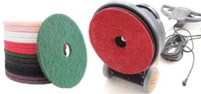 Axiom Pronet - Vloerpad 5 kleuren mix - 17 inch 43 cm - 5 stuks vloerpads