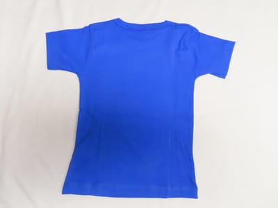 Petit Bateau - Onderhemd - T shirt korte mouw - Blauw - 6 jaar 116