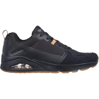 Skechers Uno - Layover Sneakers Laag - Zwart