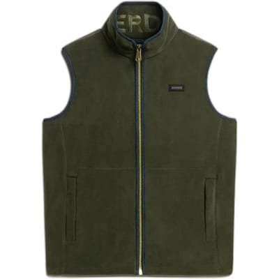Superdry - Estate bodywarmer van fleece - Heren - Gilets