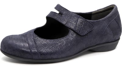 Durea Dames Bandschoen - 5737-018-9528 Donkerblauw - Wijdte K - Maat 4 (37)