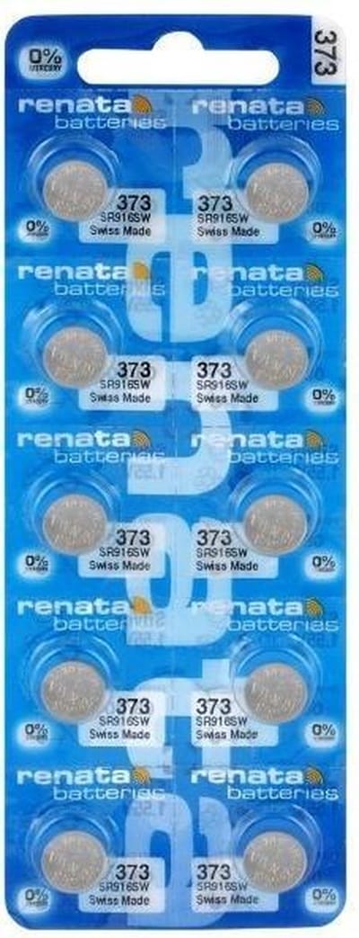Horloge Batterij 373 Renata 10 stuks