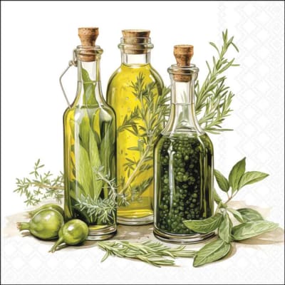 Ambiente - Servetten - Oil and Herbs - 33 x 33 cm