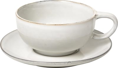 Broste Copenhagen - set van 1 kop en schotel - Ø11xH5,8cm