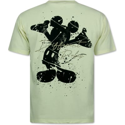 T shirt Heren met Print - Oversized T shirt Heren - Tshirts Heren Grappig - Funny Shirt - 689 - Geel