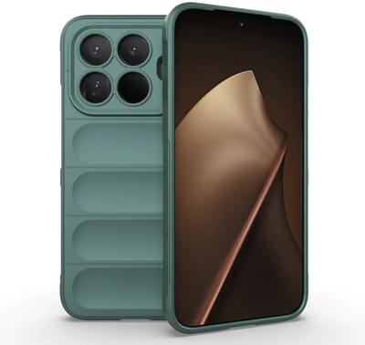 MobyDefend Hoesje - Geschikt voor Xiaomi 15T Pro - TPU Gripcase - Groen