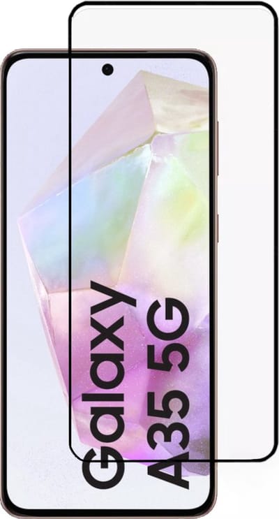 Full Cover Screenprotector Geschikt Voor Samsung Galaxy A35 - Volledige Beschermglas - PREMIUM Tempered Glass - 1 stuk