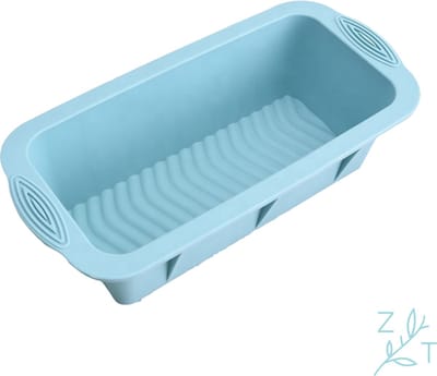 ZijTak - Cakevorm - Broodvorm - Cake bakvorm - Siliconen - Rechthoekig - Bakken - Stevig - Blauw