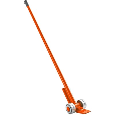 Barre de levier, Capacité de poids de 2994 kg, Manche en acier au carbone de 1,4 m Dolly à levier, Barre de levier avec roues pour palettes volumineuses, Articles lourds, Béton