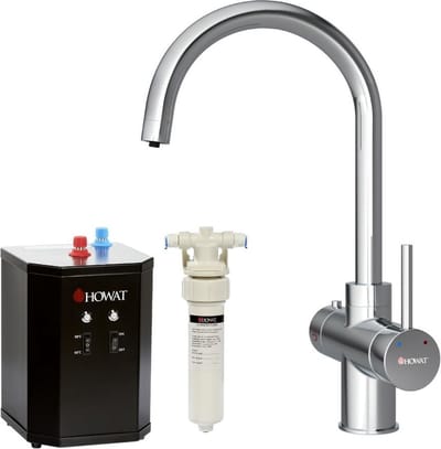 HOWAT 3 in 1 kokend water kraan incl. boiler CHROME