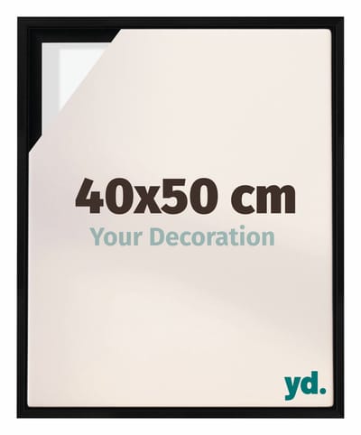 Your Decoration - Baklijst 40x50 cm - Zwart Mat - Baklijst voor Canvas - MDF - Lyon