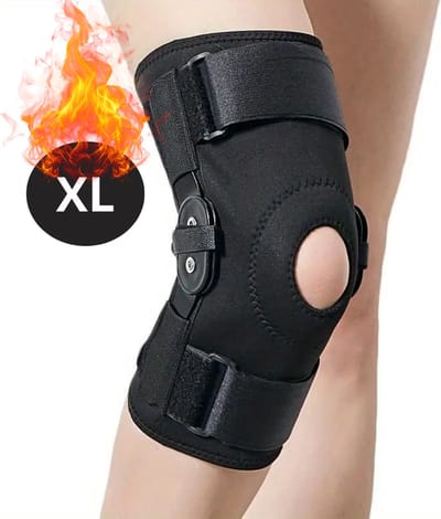 Bovista Kniebrace - Sportbrace Knie - Knee Sleeves - Knee Sleeves Powerlifting - Compressie Knie Brace - Knee Wraps - Knee Support - Dames - Heren - Verstelbaar - Maat XL