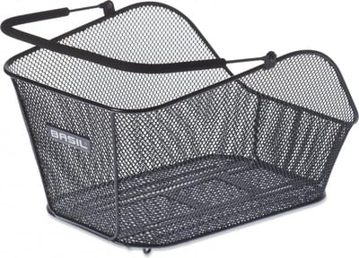 Fietsmand Unisex voor Volwassenen - Zwart, 46 x 34 x 25 cm - Multi System