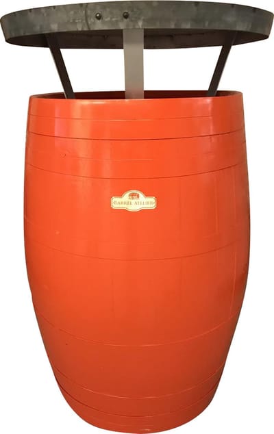 Bartafel Wijn 225l. "Orange" / Statafel / Eikenhout / Wijnvat tafel