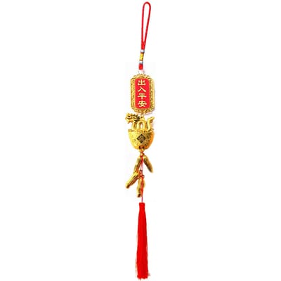 Hangende Vergulde Hanger Decoratie Draak Bedel Jaar van de Draak Hangend Ornament voor Auto Huis