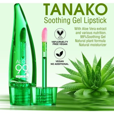 Natuurlijke Aloë Lippenstift Lip Tint Langdurige Waterdichte Hydraterende Voeden Lipgloss Verwisselbare Kleur Lipolie Lippenbalsem green