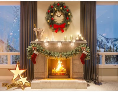 Dailygoody - Achtergrond Kerstmis - Fotografie Achtergrond - 7 x 5 FT - Vinyl Kerstdecoratie - Kinderen Party - Fotostudio Rekwisieten