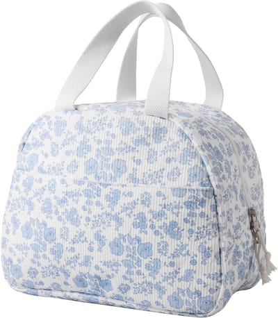 Draagbare lunchtas van 7 liter, geïsoleerde lunchbox, lunchtas met dubbele rits, grote picknicktas voor op school