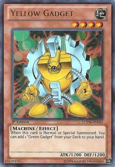 Yugioh Kaart - Yellow Gadget - Ultra Zeldzaam - 1e Editie Speelkaart