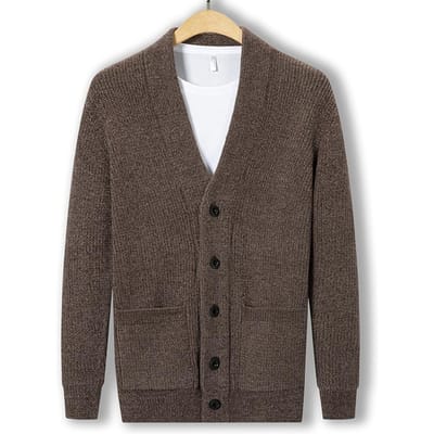 Nieuwe Herentrui, Gebreide Trui Vest Losse Top Trendy Heren Draadkleding Herfst en Winter Verdikte Jas XXXXL