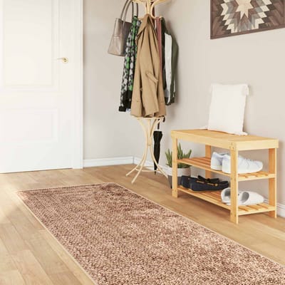 vidaXL - Tapijt - Runner - MARSA - Geel - 80 - x - 250 - cm - Polyester - en - PVC