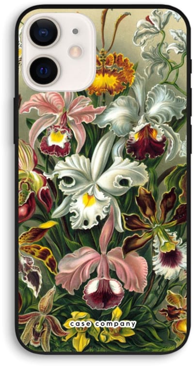 Case Company® - Hoesje geschikt voor iPhone 12 hoesje - Haeckel Orchidae - Biologisch Afbreekbaar Telefoonhoesje - Bescherming alle Kanten en Schermrand